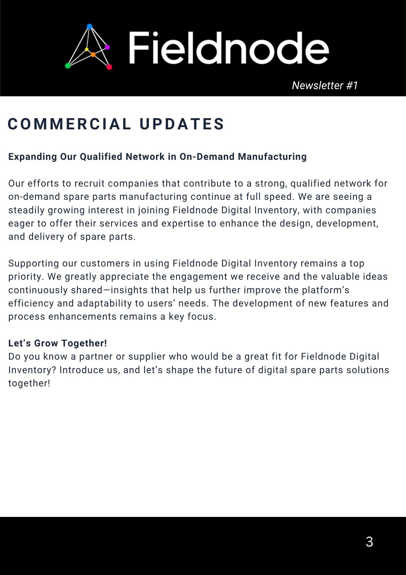 Newsletter #1 screenshot 3