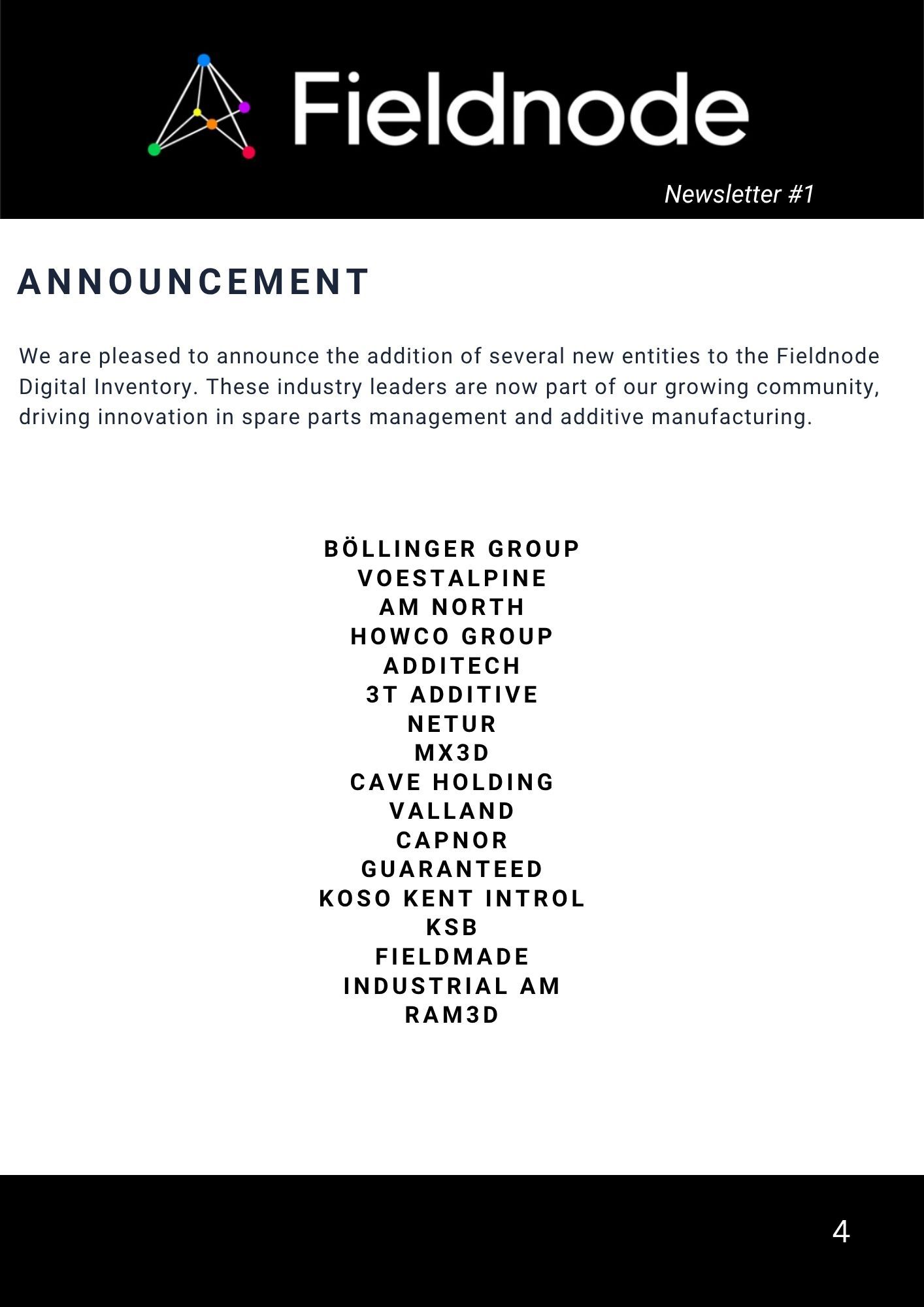 Newsletter #1 screenshot 4