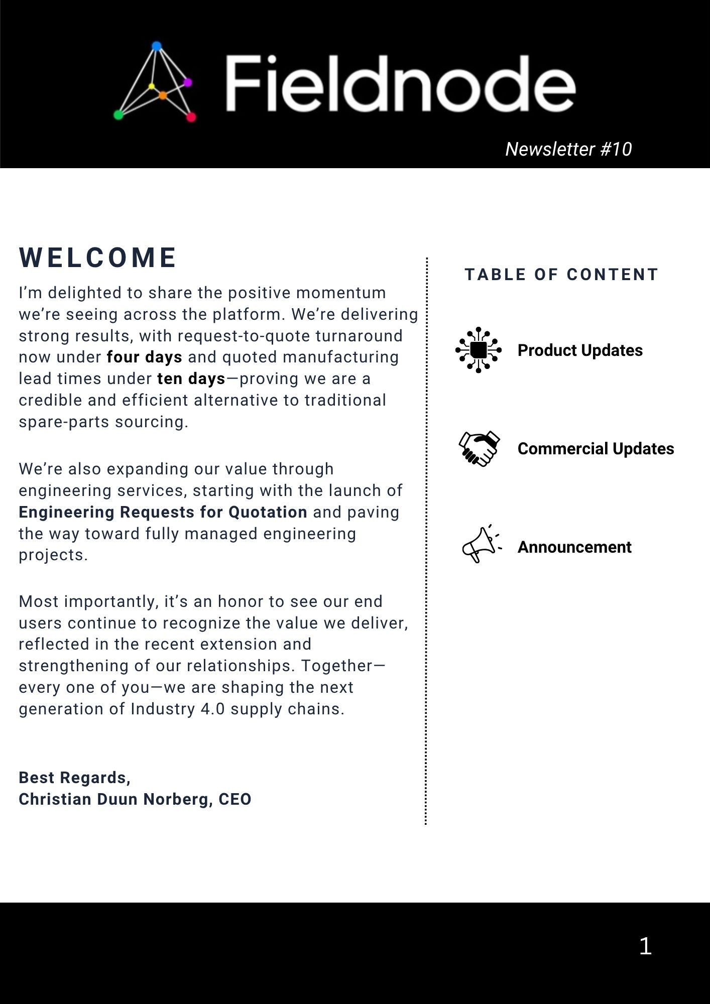 Newsletter #10 screenshot 1