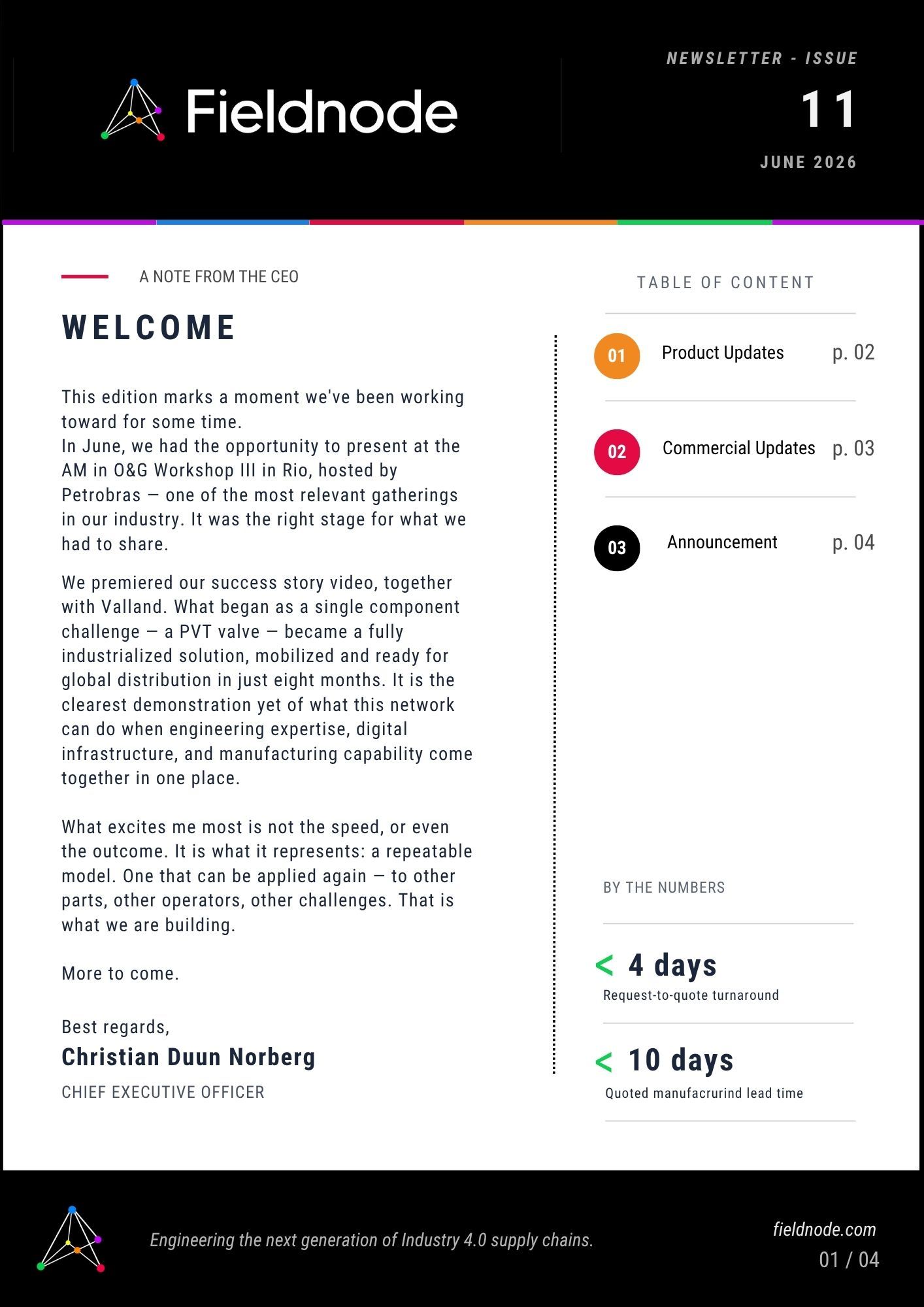 Newsletter #11 screenshot 1