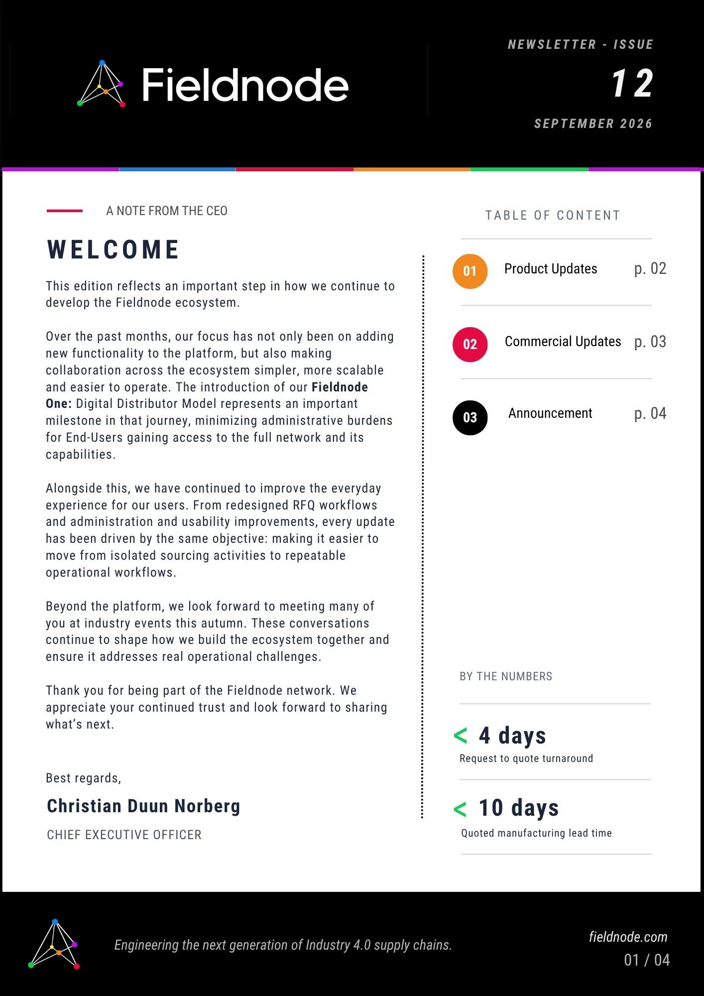 Newsletter #12 screenshot 1