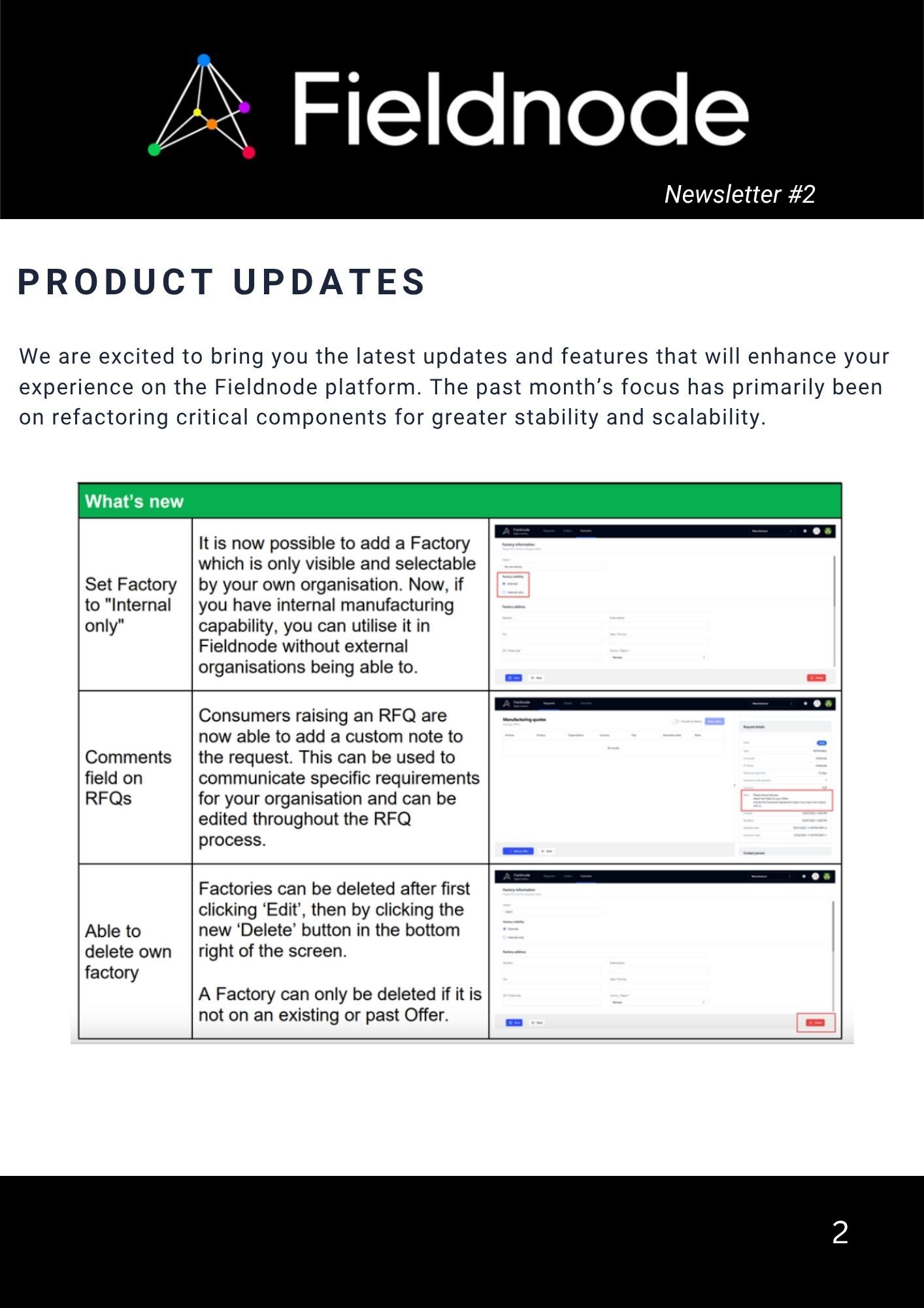 Newsletter #2 screenshot 2