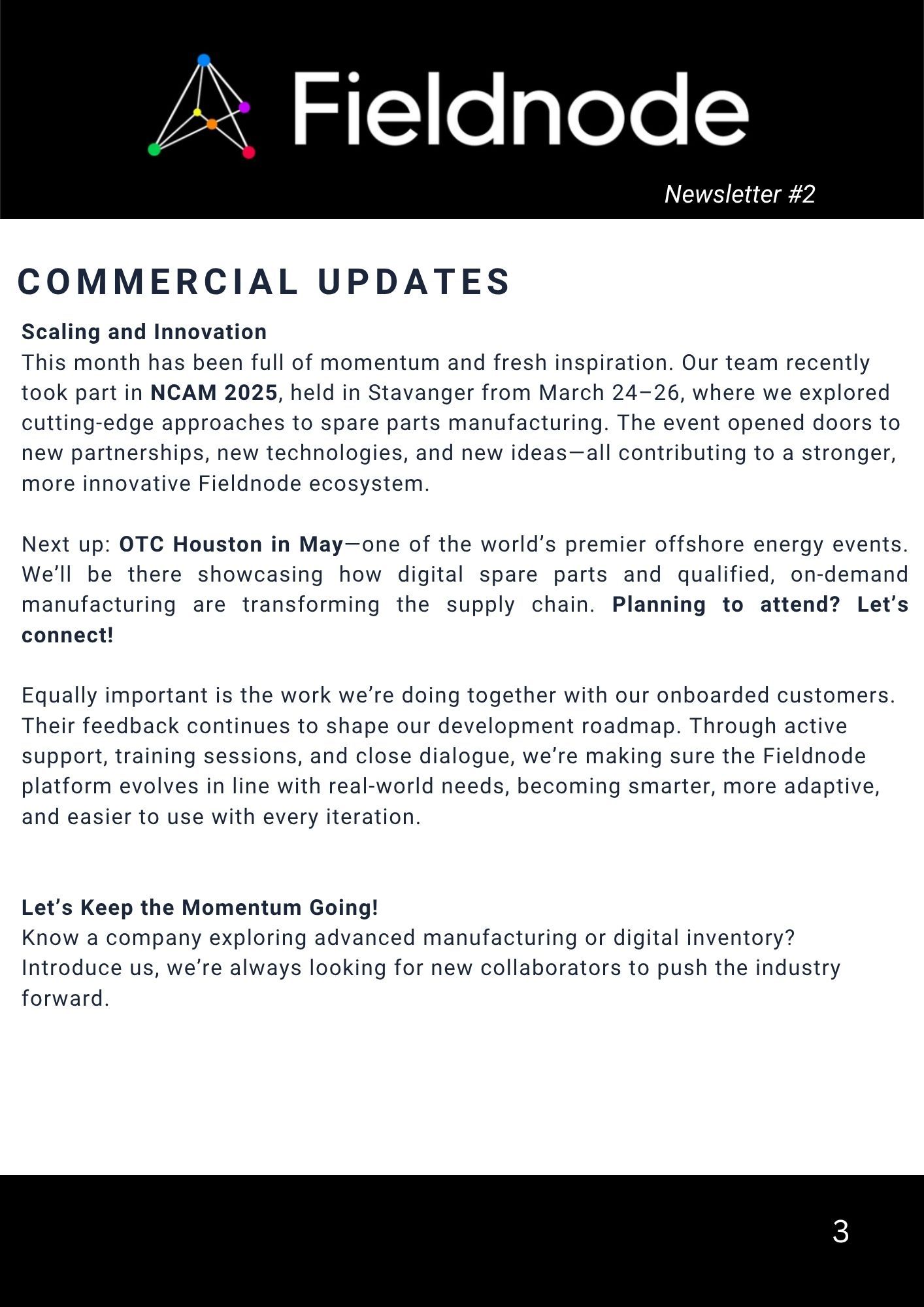 Newsletter #2 screenshot 3