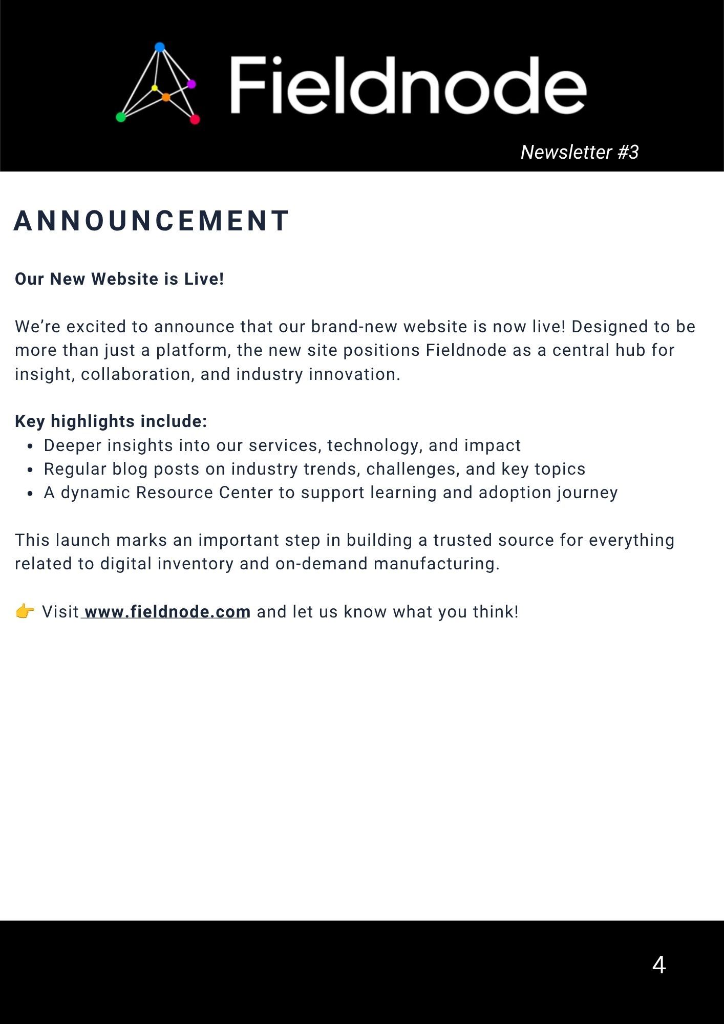 Newsletter #3 screenshot 4