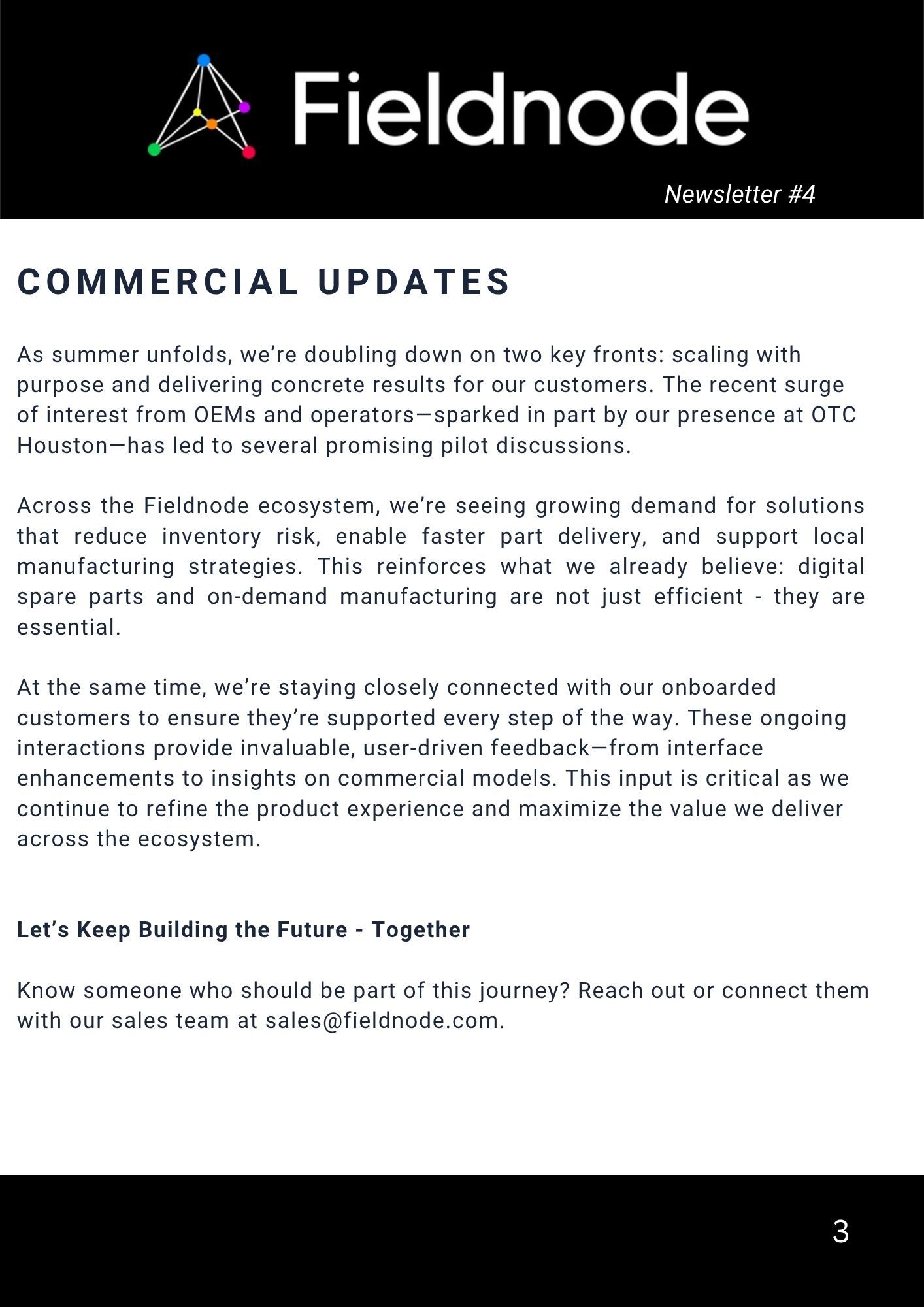 Newsletter #4 screenshot 3