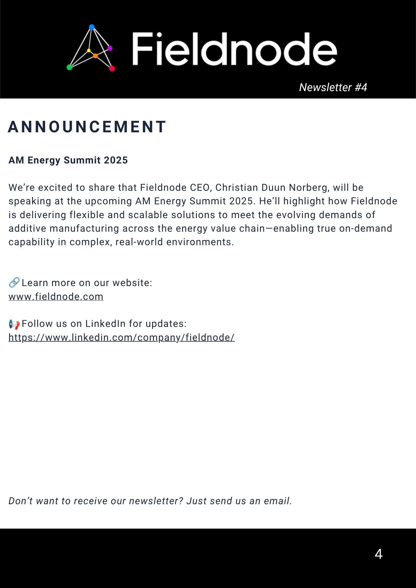 Newsletter #4 screenshot 4