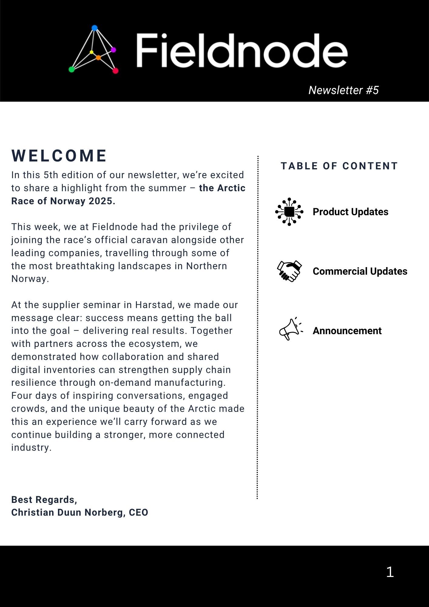 Newsletter #5 screenshot 1
