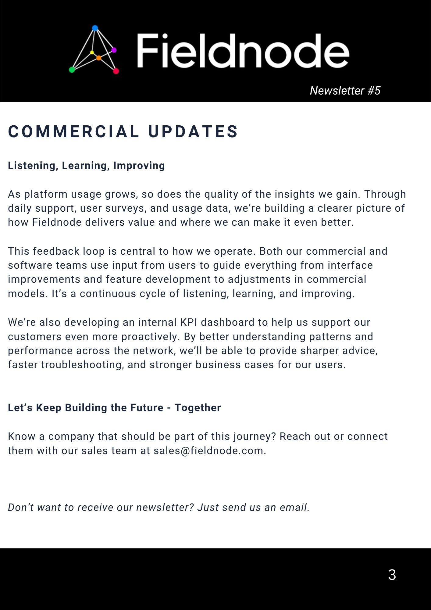 Newsletter #5 screenshot 3