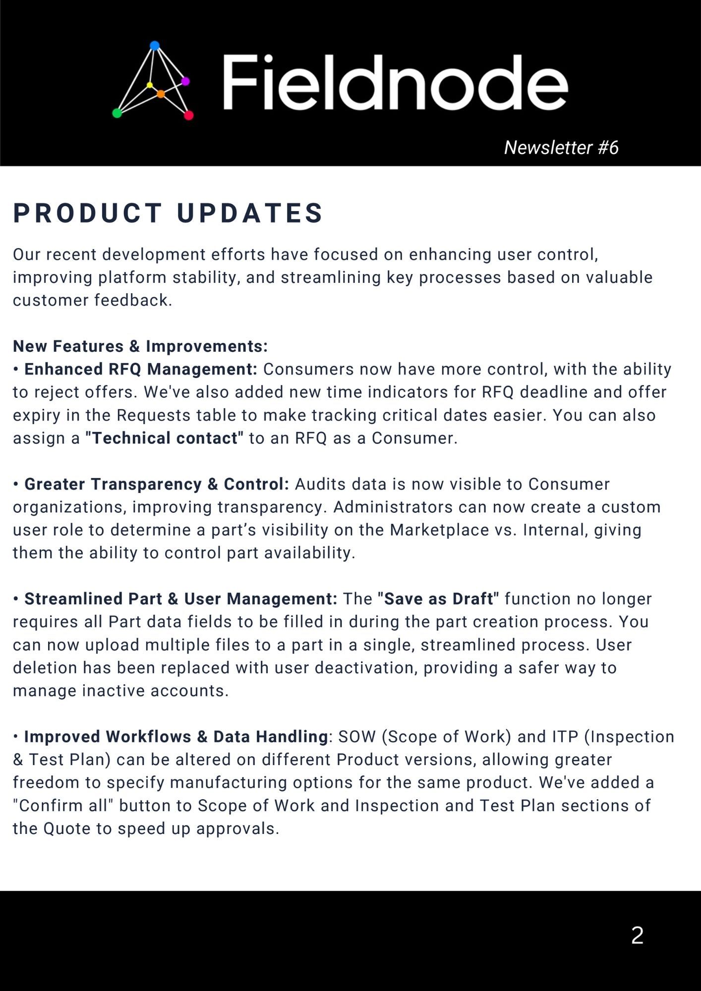 Newsletter #6 screenshot 2