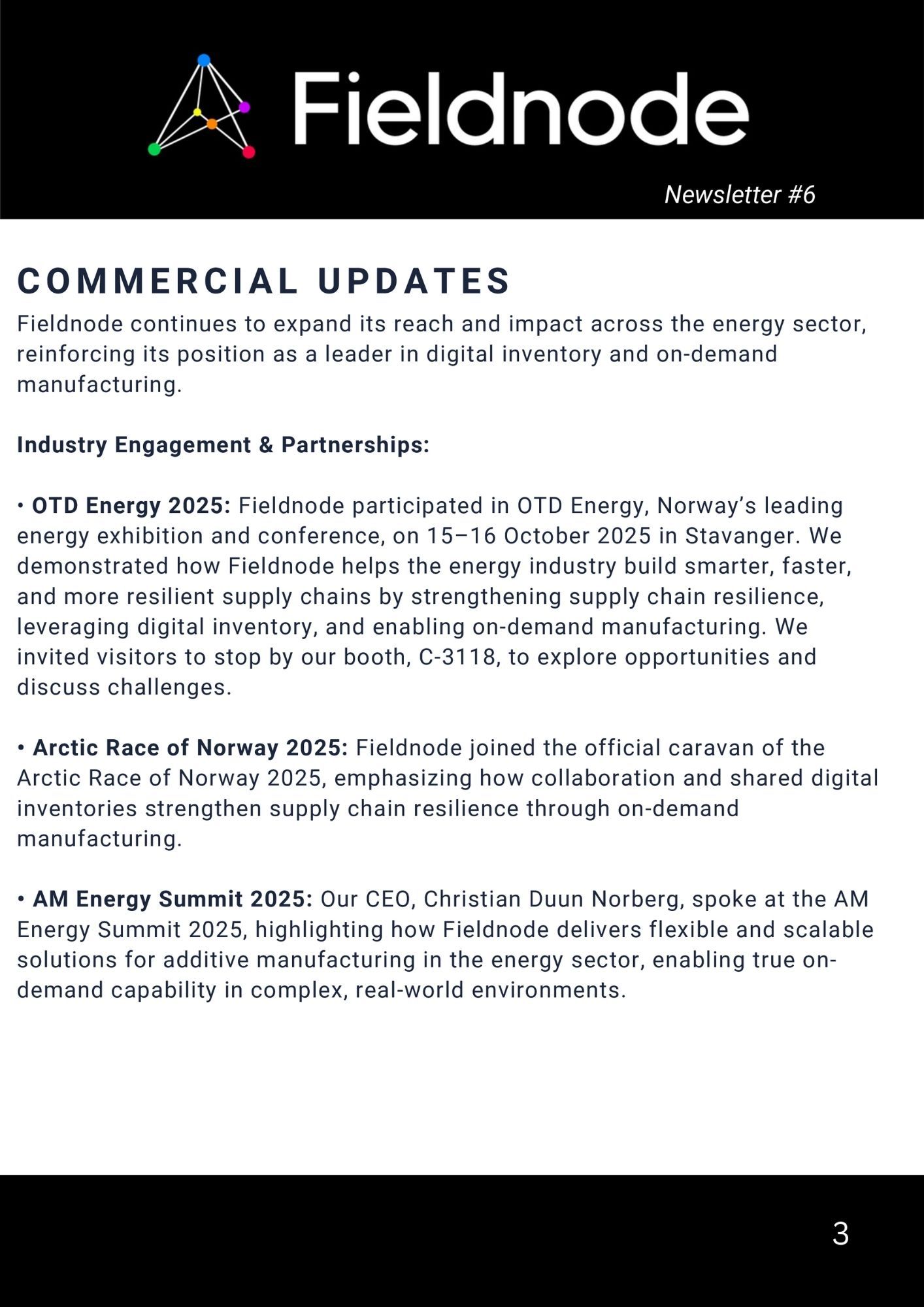 Newsletter #6 screenshot 3
