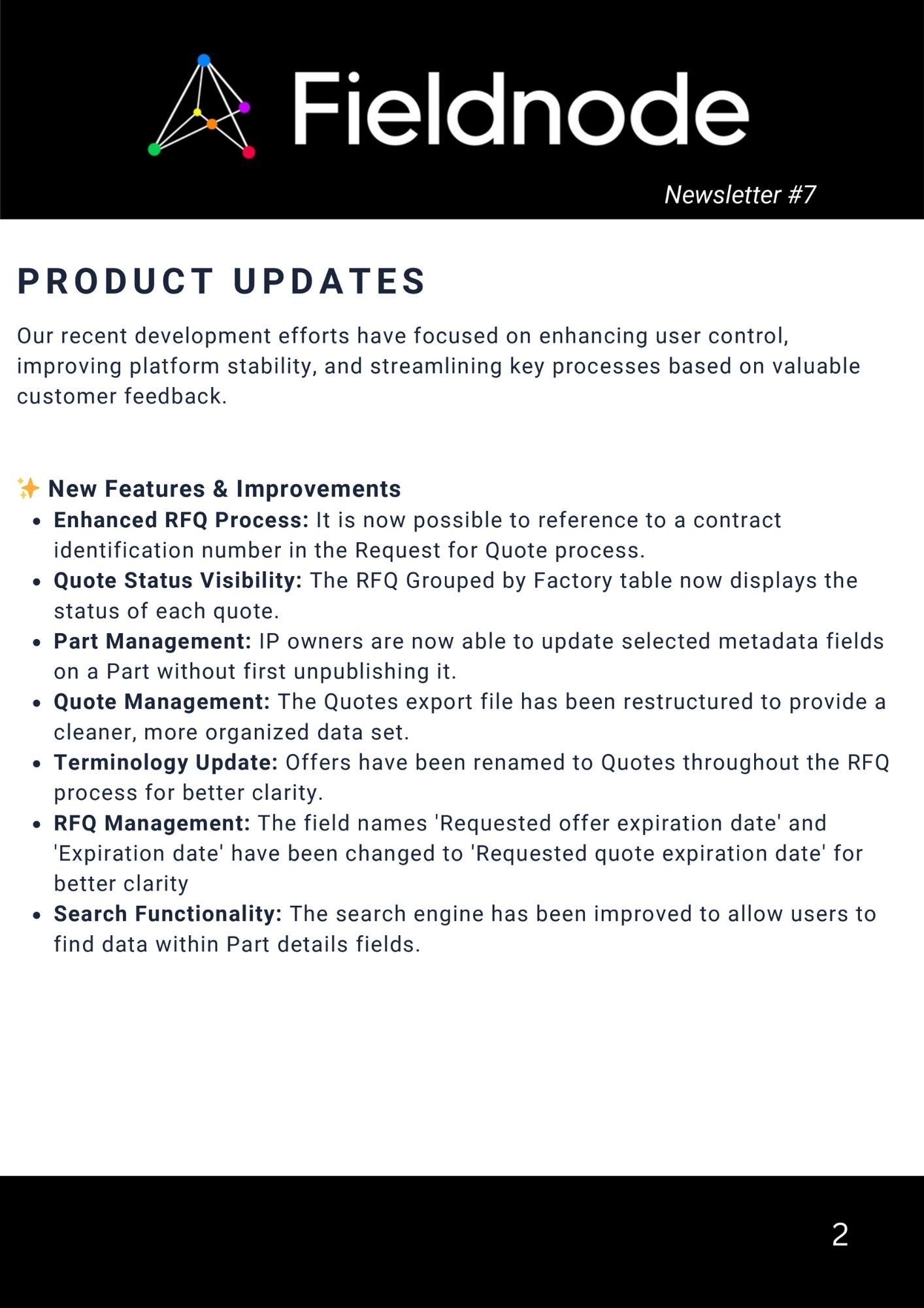 Newsletter #7 screenshot 2