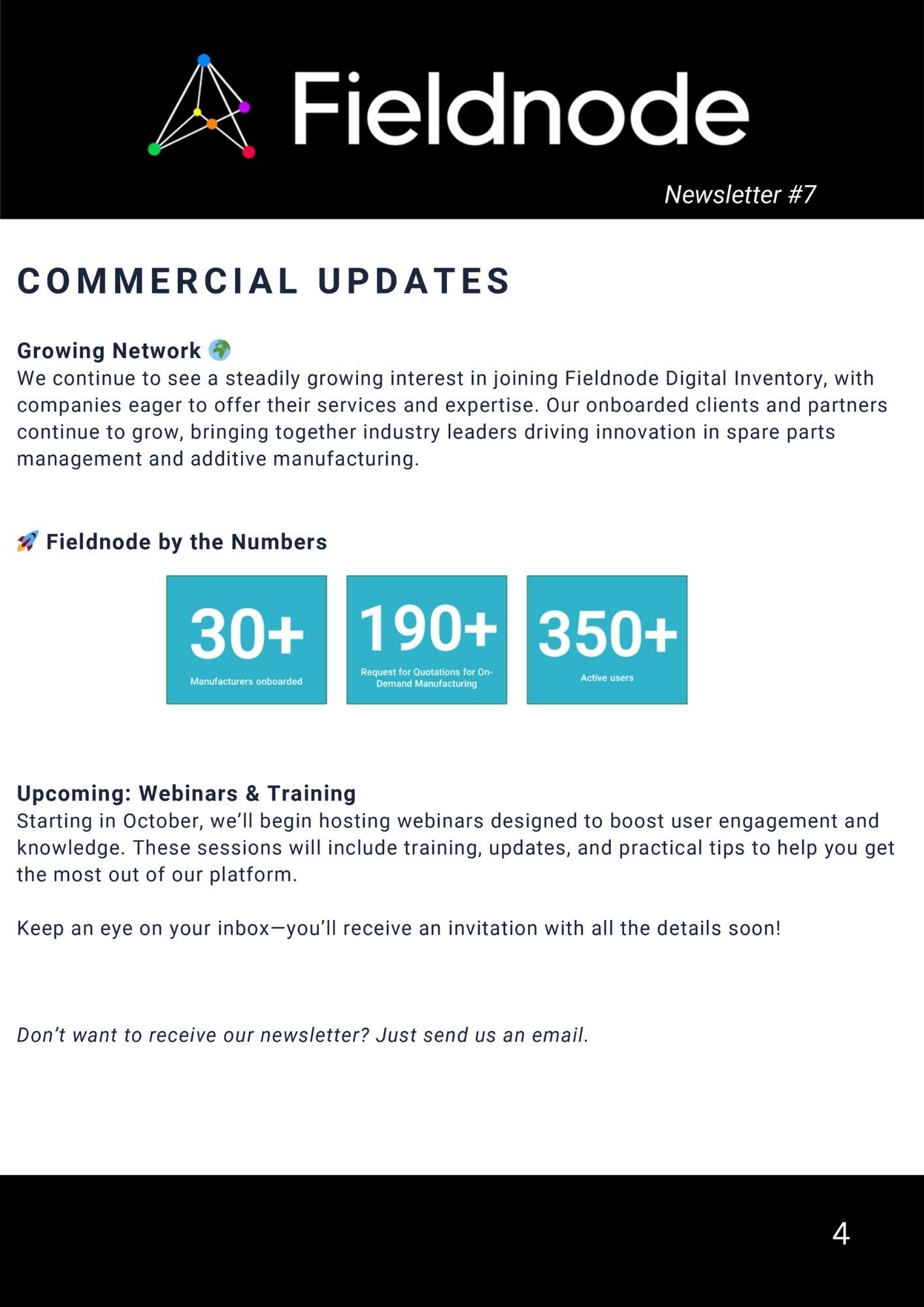 Newsletter #7 screenshot 4