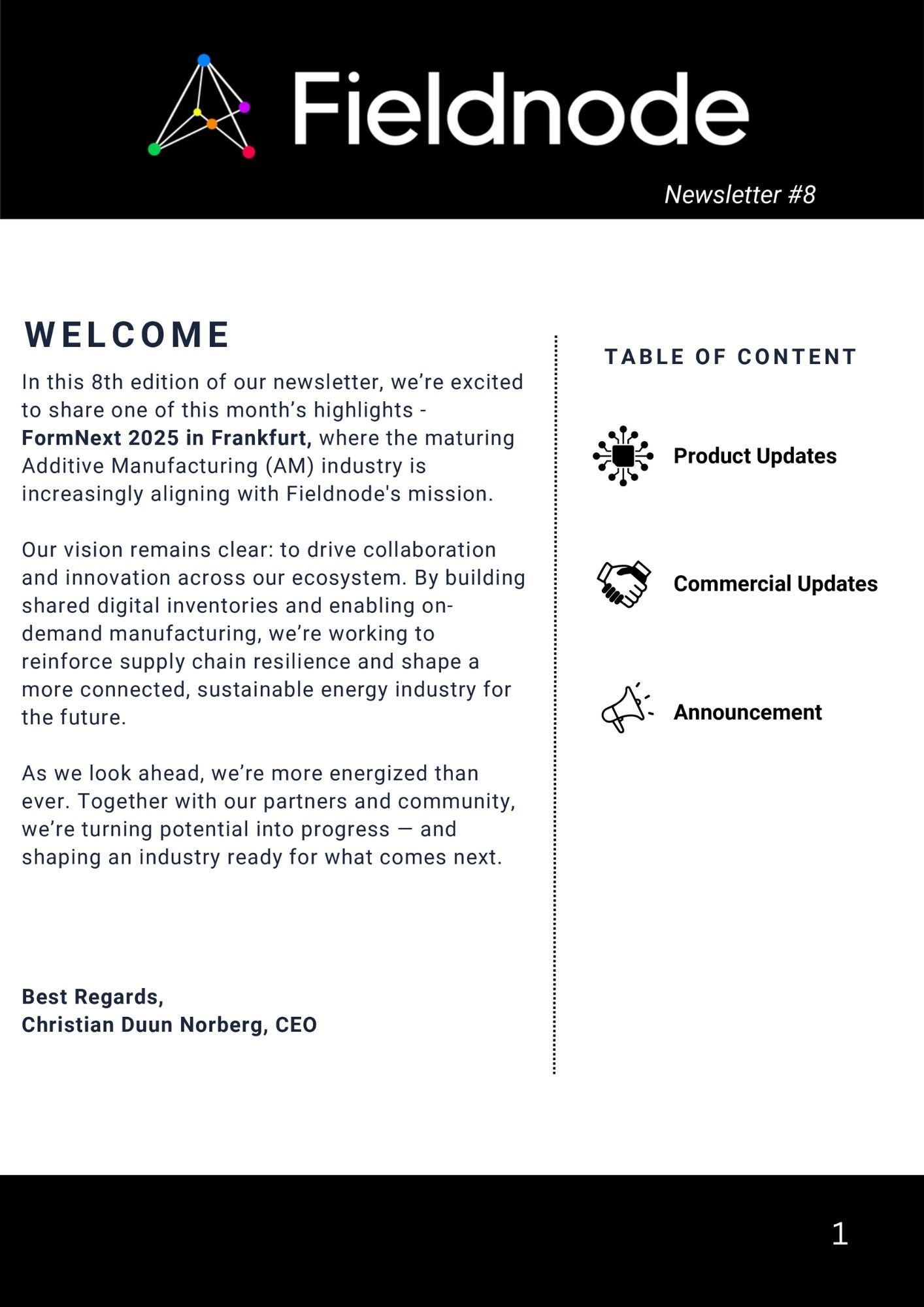 Newsletter #8 screenshot 1