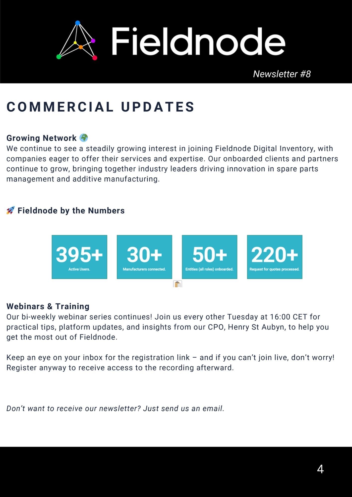 Newsletter #8 screenshot 4